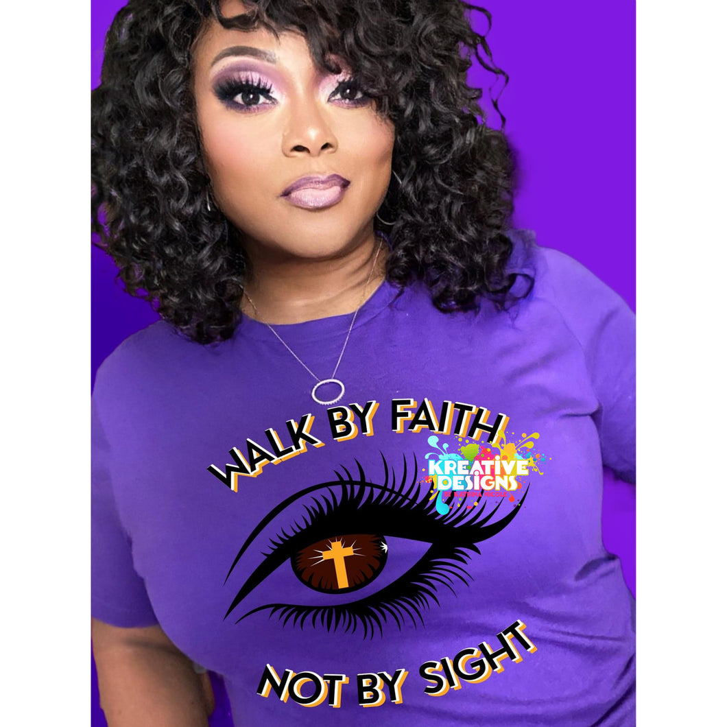 Walk By Faith (eye w/ cross)