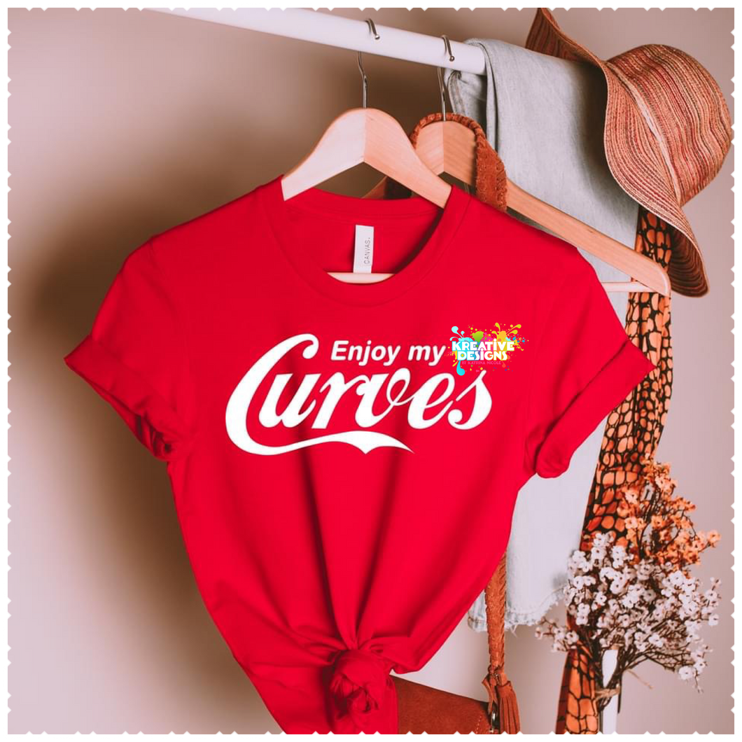 Enjoy My Curves (white text)
