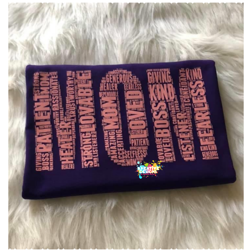Mom Word Cloud (pink text)